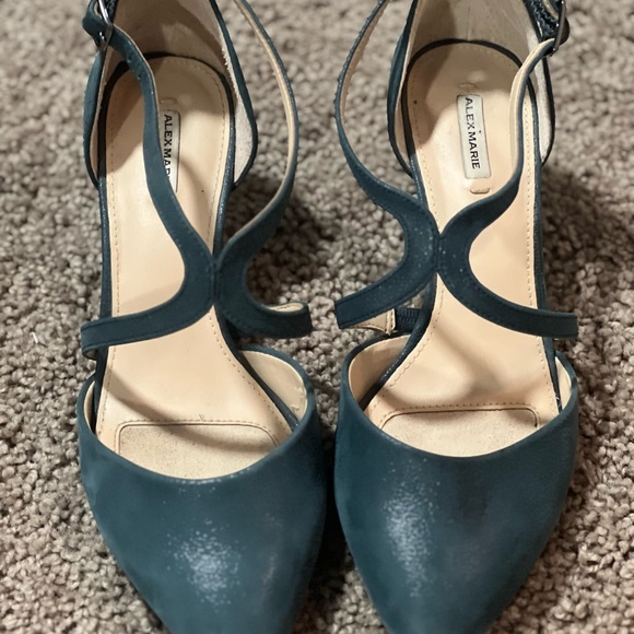 Alex Marie | Shoes | Alex Marie Blue Heels Classic Design | Poshmark